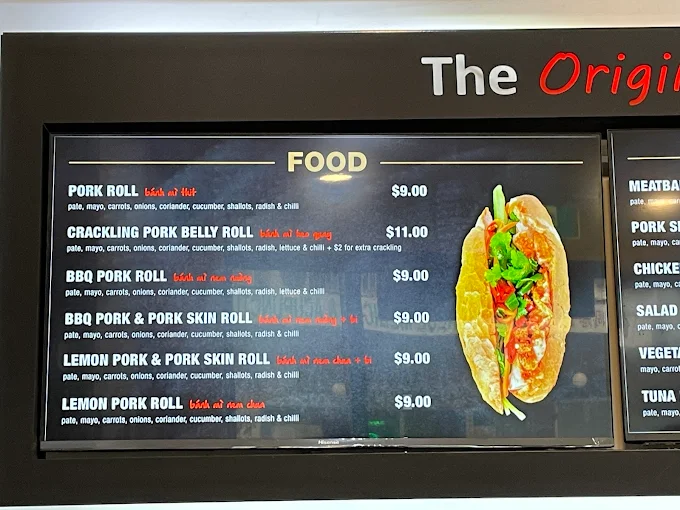 Marrickville Pork Roll menu 3